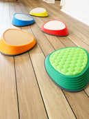 Tactile River Stones - Sæt med 5 taktile balancesten - Gonge - Fra 3 år.
