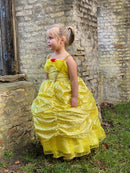 Udklædning - Belle - 3-4 år.