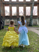 Udklædning - Belle - 5-6 år.