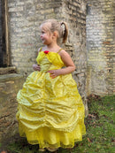 Udklædning - Belle - 3-4 år.