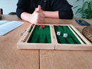 Backgammon i  træ - strategispil - GOKI - fra 7 år - Billede 1