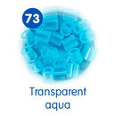 Hama Perler Midi 1000 stk Gennemsigtig Aqua (207-73)