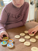 Vendespil m dyr i træ - Viga - Fra 3 år.