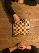 Skak spil - Deluxeudgave i træ - ALGA - fra 6 år.