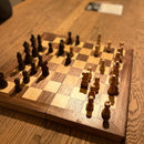 Skak spil - Deluxeudgave i træ - ALGA - fra 6 år.