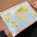 Pappuslespil Verden - 80 brikker