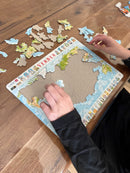 Pappuslespil Verden - 80 brikker