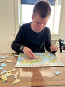 Pappuslespil Verden - 80 brikker