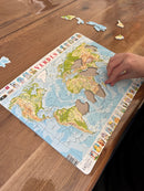 Pappuslespil Verden - 80 brikker