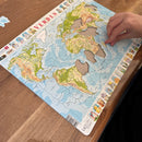 Puslespil i Pap fra Larsen - Skolesæt med 4 puslespil.