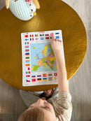 Pappuslespil Europa - 70 brikker