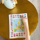 Puslespil i Pap fra Larsen - Skolesæt med 4 puslespil.