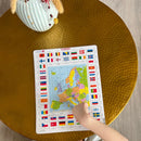 Pappuslespil Europa - 70 brikker