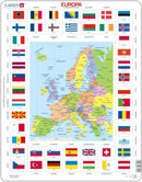 Pappuslespil Europa - 70 brikker - Billede 1