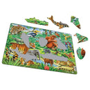 Puslespil i pap - 20 brikker (Jungle) - Billede 1