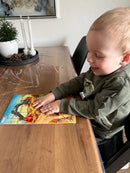 Puslespil i Pap fra Larsen - Gravemaskiner - 20 brikker.