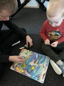 Puslespil i Pap - Fisk - 66 brikker.