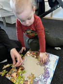 Puslespil i Pap fra Larsen - Tundraen - 50 brikker.