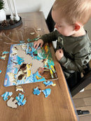 Puslespil i Pap fra Larsen - Arktiske Dyr - 75 brikker.