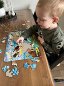 Puslespil i Pap fra Larsen - Arktiske Dyr - 75 brikker.