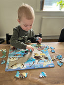 Puslespil i Pap fra Larsen - Arktiske Dyr - 75 brikker.