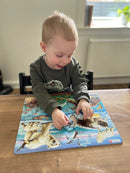 Puslespil i Pap fra Larsen - Arktiske Dyr - 75 brikker.