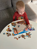 Puslespil i Pap fra Larsen - Vikinger - 65 brikker.