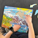 Puslespil i Pap fra Larsen - Naturvidenskab - 4 puslespil.