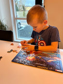 Puslespil i pap - Vulkaner - 70 brikker