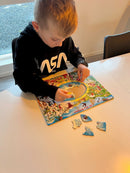 Puslespil i pap - Årstider - 44 brikker