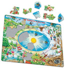 Puslespil i pap - Årstider - 44 brikker - Billede 1