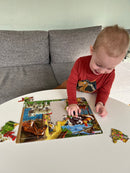 Puslespil i Pap fra Larsen - Bondegårdsdyr - 23 brikker.