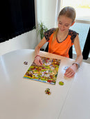 Puslespil i Pap fra Larsen - Rideskole - 50 brikker.