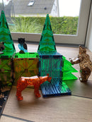 Magna-Tiles - Skovens dyr - 25 dele - Fra 3 år.