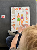 Pappuslespil Kroppen - 35 brikker