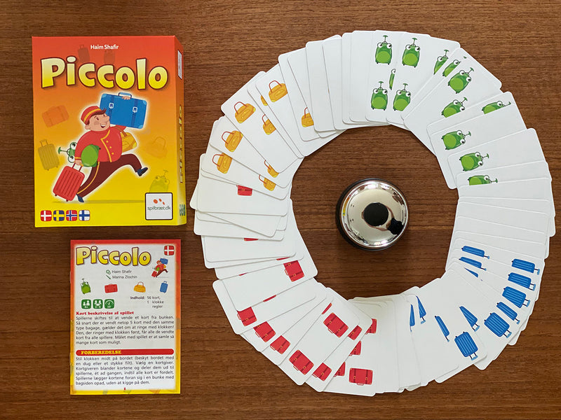 Piccolo kortspillet for 2-6 deltagere - Fra 7 år.