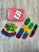 Polydron Basissæt Krystal - 184 dele - Fra 4 år