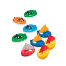 Aquaplay Tilbehør - Bådsæt med sejlbåde og speedbåde - 9 stk. - Billede 1