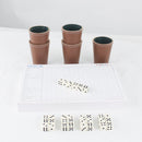 5 x MEGA Yatzysæt med bægere, terninger og blokke - Legebyen.dk - Fra 5 år - Billede 1