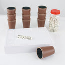 10 x MEGA Yatzysæt med bægere, terninger og blokke - Legebyen.dk - Fra 5 år - Billede 1