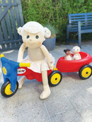 Dantoy Scooter/Skubber inkl. Anhænger - Fra 2 år. - Billede 1