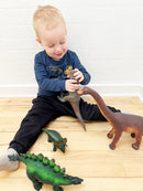 Dyr - Dinoer fra Green Rubber Toys - 4 stk.