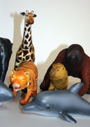 Dyr - Vilde Dyr fra Green Rubber Toys - 8 stk. - Billede 1