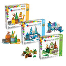 Magna-Tiles Dyr & Figurer - 75 stk. transparent. - Billede 1