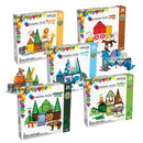 Magna-Tiles Dyr & Figurer - 125 stk. transparent. - Billede 1