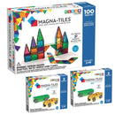 Magna-Tiles - 104 stk. Transparente - Fra 3 år. - Billede 1