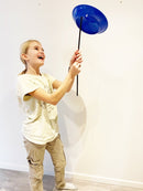 Jonglør tallerkener med plaststave - 3 stk - ass farve. - Billede 1