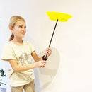 Jonglør tallerkener med plaststave - 3 stk - ass farve. - Billede 1