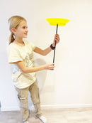 Jonglør tallerkener med plaststave - 3 stk - ass farve. - Billede 1