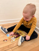 Puslespil i Pap fra Larsen - Heste - sæt med 2 stk.